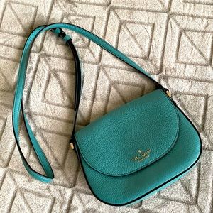 Leila Mini Flap Crossbody in Teal NWOT
